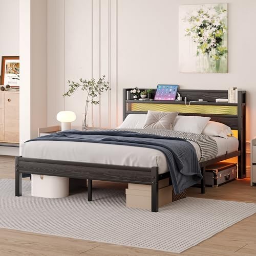 4ft6 double metal - metal, bed
