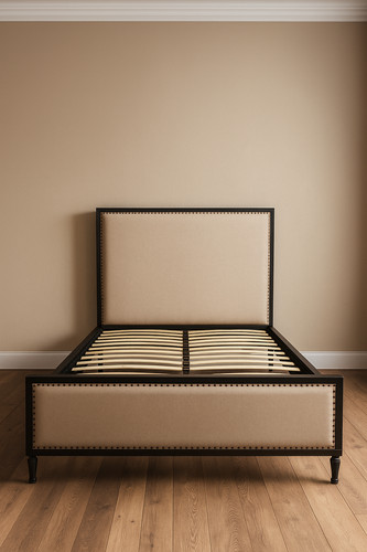 Modern upholstered bed frame - modern,