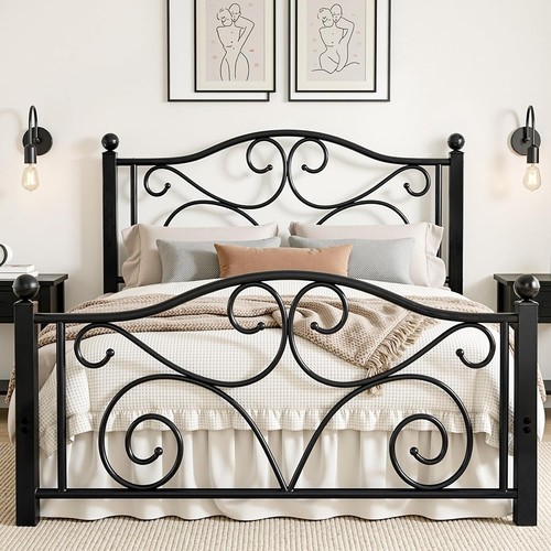 4ft6 double bed frame with - frame,