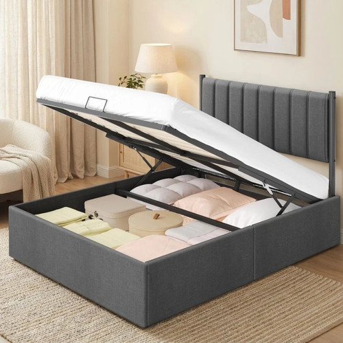 Vasagle double ottoman bed - vasagle,