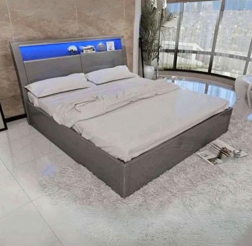 Modern white high - white, gloss