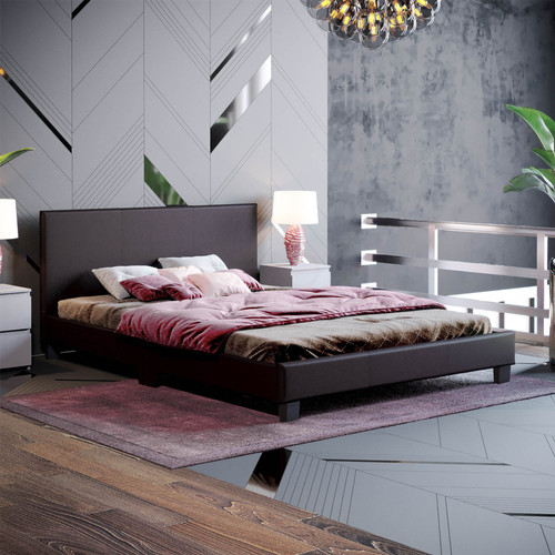Sale faux leather - faux, bed