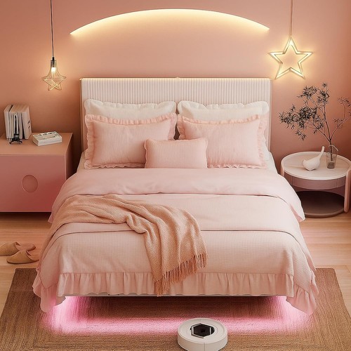 King size floating bed - floating,