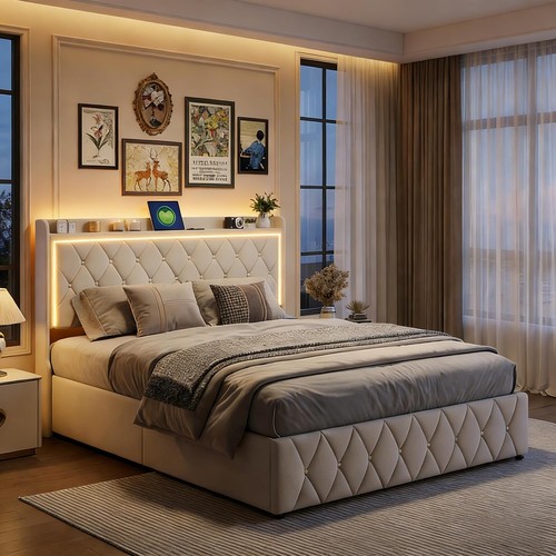 Ottoman 5ft king size - size, bed