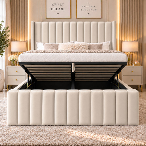 Luxury ottoman storage - ottoman, bed