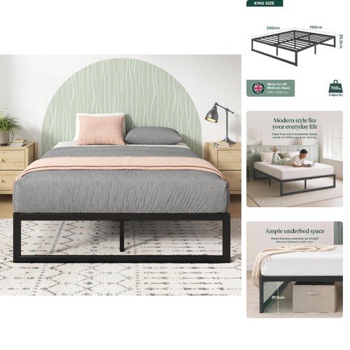 Modern king bed - modern, frame