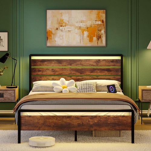 Single double king bed - bed, frame