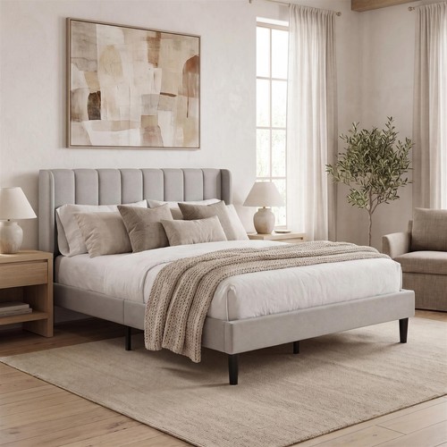 Sale double fabric bed - sale,