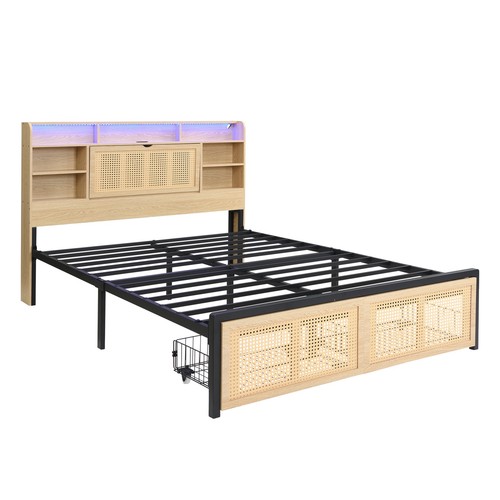 Modern double bed with - double,