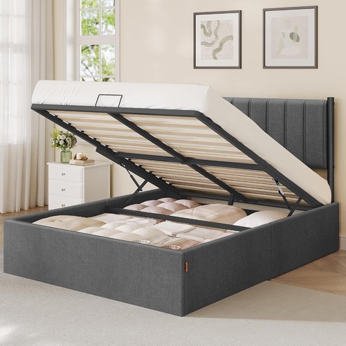 King size ottoman bed - size,
