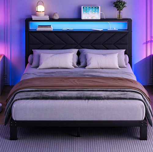 4ft6 double bed frame with - double,