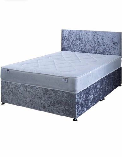 Double bed 4ft6 - 4ft6, silver