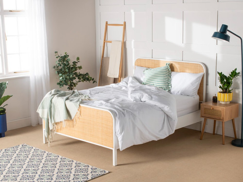 Clementine rattan bed frame - rattan,